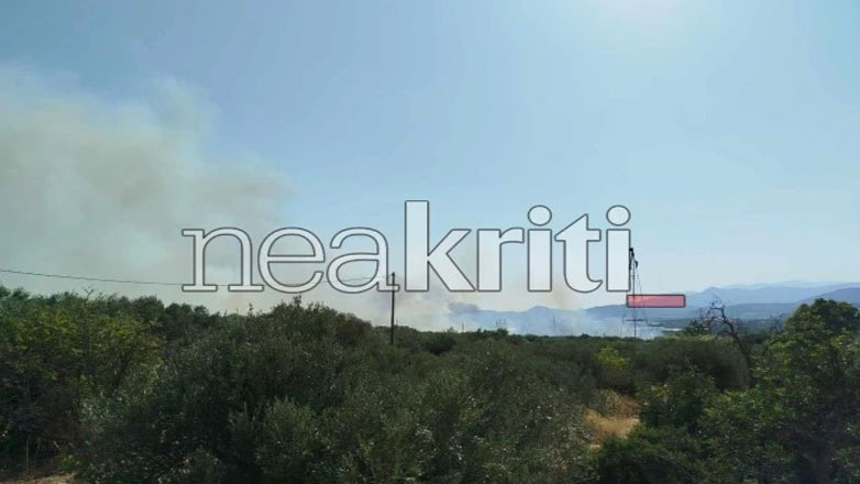 Φωτιά στην Επισκοπή Ιεράπετρας