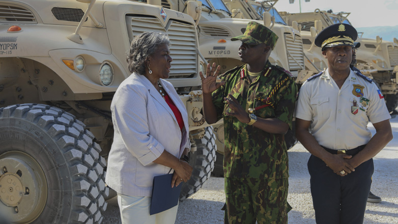 Οι ΗΠΑ υποσχέθηκαν ανθρωπιστική βοήθεια στην Αϊτή