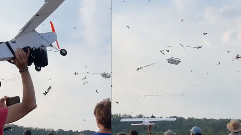 Αερομαχία με τηλεκατευθυνόμενα αεροπλάνα