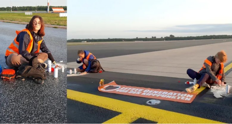 Κόλλησαν τα χέρια στο διάδρομο προσγείωσης και ακύρωσαν πτήσεις