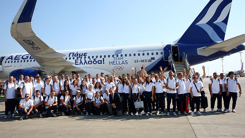 «Πάμε Ελλάδα», το μήνυμα της AEGEAN για το ταξίδι της Ελληνικής Ολυμπιακής αποστολής στο Παρίσι που μόλις ξεκίνησε