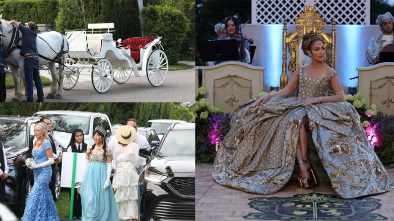 Jennifer Lopez: Το πάρτι υπερπαραγωγή για τα 55α γενέθλιά της με θέμα το «Bridgerton» – Οι καλεσμένοι έφτασαν με άμαξες