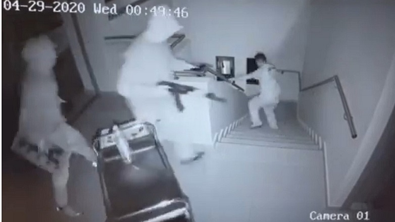 Βίντεο από εισβολή με καλάσνικοφ σε Γηροκομείο της Θεσσαλονίκης