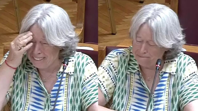 Αθηνά Λινού: Ξέσπασε σε κλάματα στη Βουλή μετά την επίθεση του Παύλου Πολάκη σε συνεργάτιδα του Άδωνι Γεωργιάδη