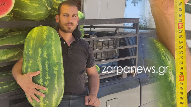 Καρπούζι-γίγας σχεδόν… 30 κιλά