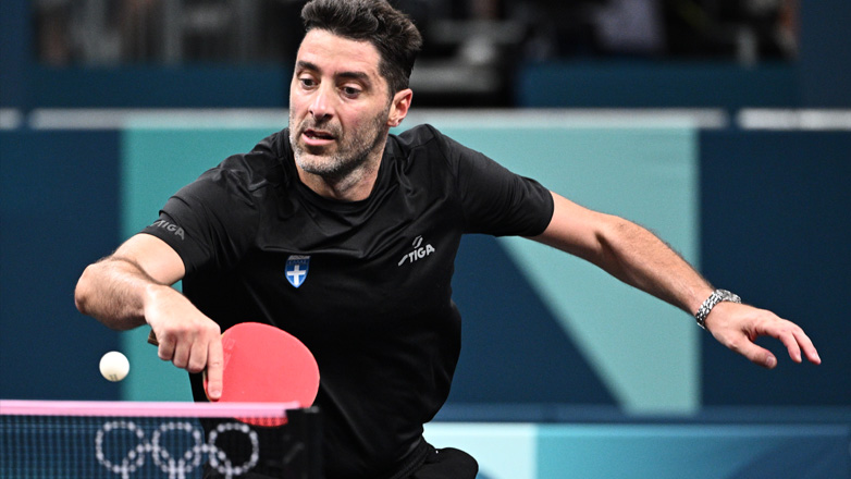 Παρίσι 2024: (Πινγκ πονγκ): Έπεσε μαχόμενος ο Γκιώνης – Αποκλείστηκε στη φάση των «32» από τον Τζα