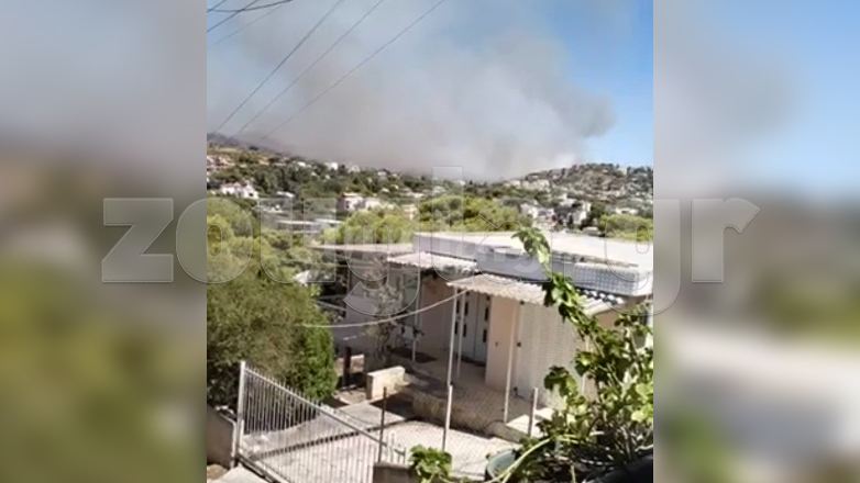 Φωτιά στο Κορωπί – Δείτε βίντεο