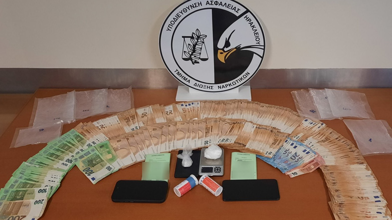 Μία σύλληψη για διακίνηση κοκαΐνης στο Ηράκλειο
