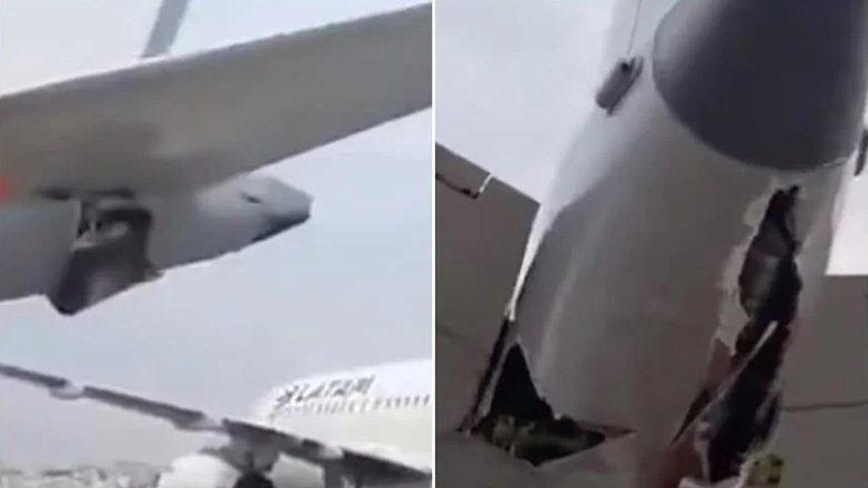 Αεροπλάνα γεμάτα επιβάτες συγκρούστηκαν σε αεροδρόμιο