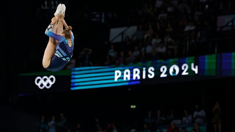 Παρίσι 2024: «Χρυσή» η Πέιτζ στο τραμπoλίνο γυναικών