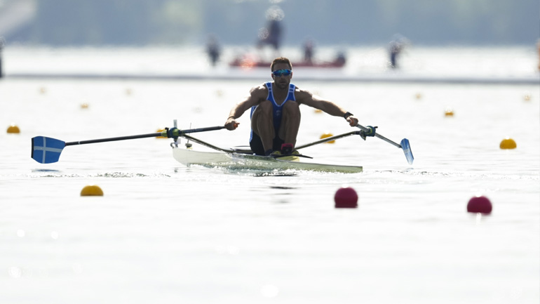 Έκτη θέση για τον Ντούσκο στον τελικό του μονού σκιφ