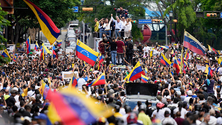 Βενεζουέλα: Μεγάλη διαδήλωση της αντιπολίτευσης στο Καράκας