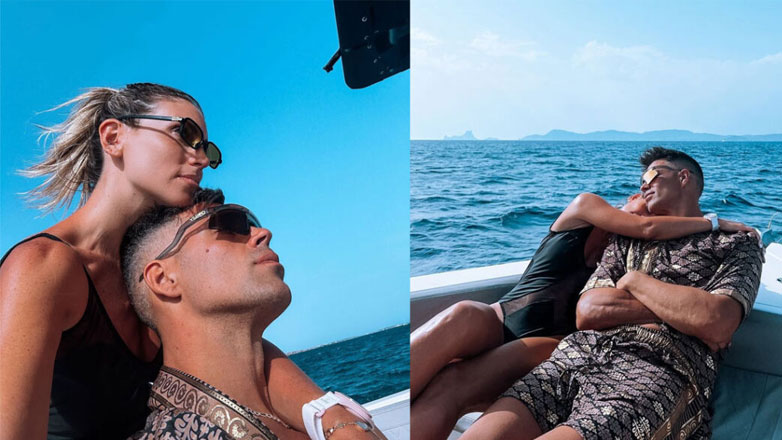 Αθηνά Οικονομάκου – Bruno Cerella: Στη Χίο μετά τις διακοπές τους στην Ίμπιζα