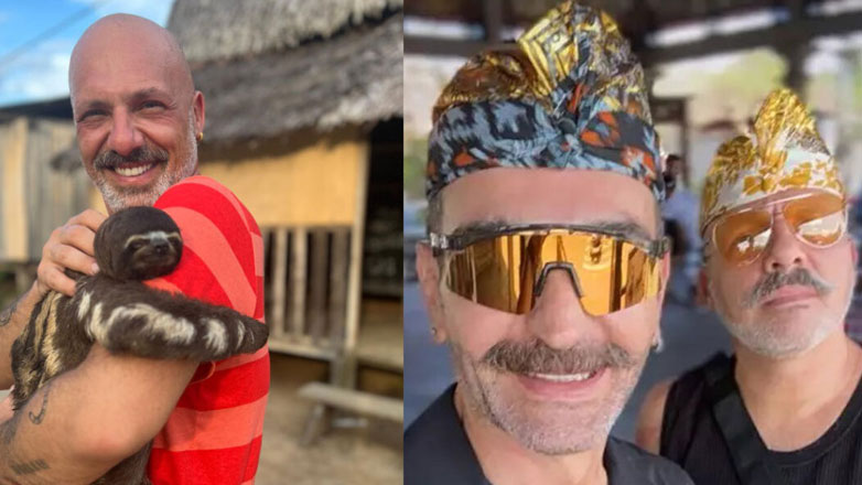 Νίκος Μουτσινάς: Διακοπές στο εξωτικό Μπαλί μαζί με τον οδοντίατρο Κωνσταντίνο Δέδε