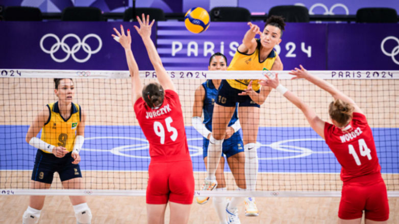 Παρίσι 2024: «Απόλυτη» η Βραζιλία στο βόλεϊ γυναικών, 3-0 την Πολωνία