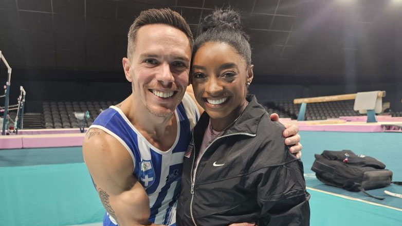 Tα συγχαρητήρια της Σιμόν Μπάιλς στον Λευτέρη Πετρούνια