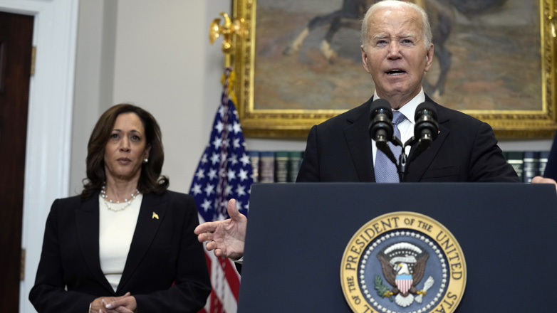 Μπάιντεν και Κάμαλα Χάρις ενημερώθηκαν για τις εξελίξεις στη Μέση Ανατολή Μπάιντεν και Κάμαλα Χάρις ενημερώθηκαν για τις εξελίξεις στη Μέση Ανατολή