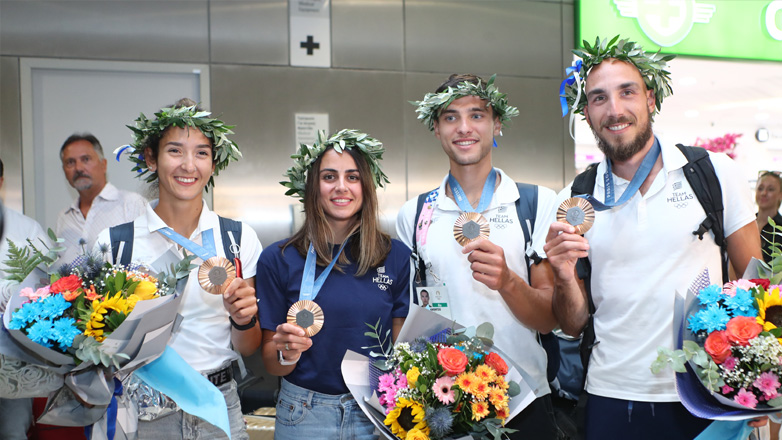 Επέστρεψαν στην Ελλάδα με τα μετάλλιά τους οι Κόντου-Φίτσιου και Παπακωνσταντίνου-Γκαϊδατζής