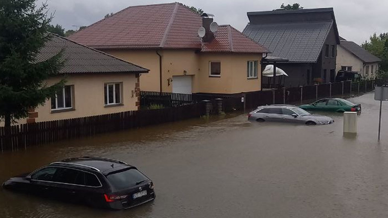 Κάτω από το νερό η κεντρική Λετονία, λόγω των πλημμυρών στη Λιθουανία