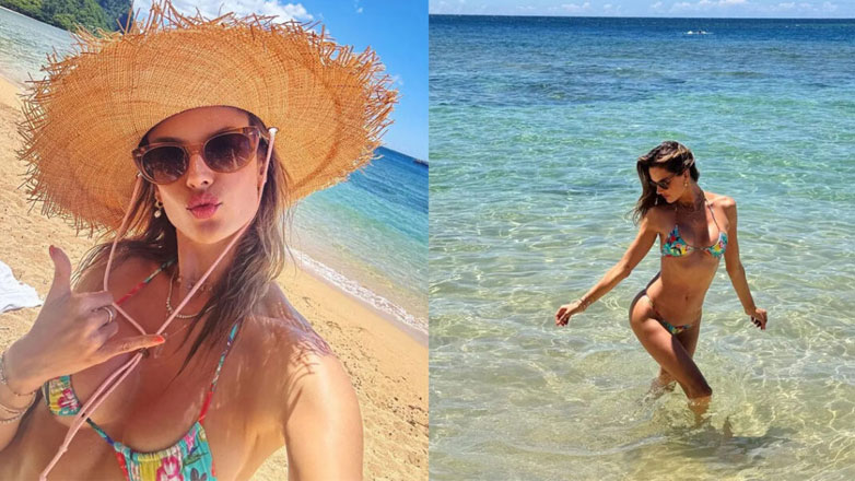 Alessandra Ambrosio: Ανεβάζει τη θερμοκρασία με τις φωτογραφίες της από παραλία της Χαβάης
