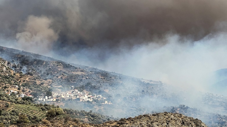 Χωρίς ενεργό μέτωπο η φωτιά στο Ρέθυμνο