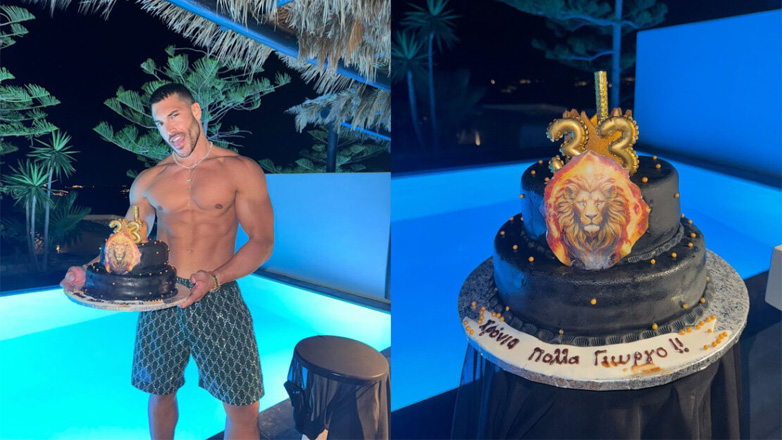 Γιώργος Ασημακόπουλος: Γιόρτασε τα 33α γενέθλιά του με φίλους του στη Μύκονο – Η εντυπωσιακή τούρτα που έσβησε