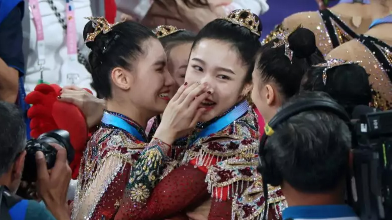 Ρυθμική γυμναστική (σύνθετο ομαδικό): Ιστορικό χρυσό μετάλλιο για την Κίνα στο ανσάμπλ!