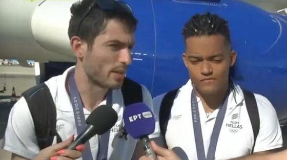 Τεντόγλου και Καραλής κατά την άφιξη: «Όπως κατεβαίναμε σκοτείνιαζε… να σβήσουν επιτέλους οι φωτιές»