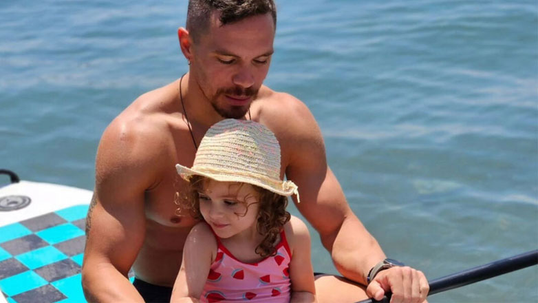 Λευτέρης Πετρούνιας: Για ψάρεμα με την κόρη του Σοφία μετά απο την επιστροφή του απο τους Ολυμπιακούς Αγώνες