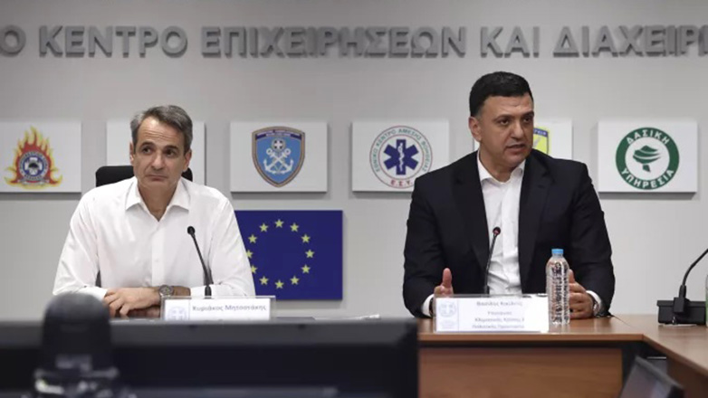 Στο Ενιαίο Συντονιστικό Κέντρο Επιχειρήσεων και Διαχείρισης Κρίσεων ο πρωθυπουργός