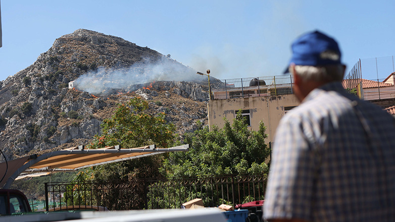 Ηράκλειο: Σε επιφυλακή η Πολιτική Προστασία του δήμου για τον κίνδυνο εκδήλωσης πυρκαγιάς