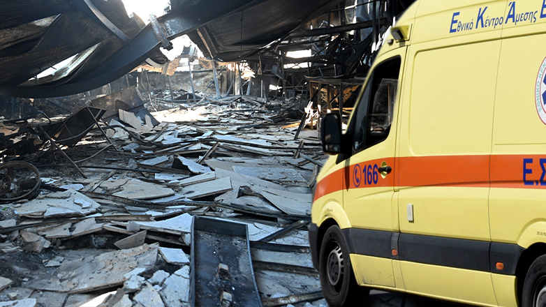 Κάηκε εργαζόμενη στο Πάτημα Χαλανδρίου