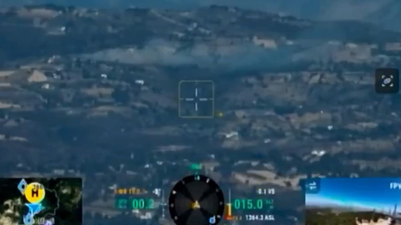 Η στιγμή που το drone της Πάρνηθας εντόπισε την πυρκαγιά στον Βαρνάβα