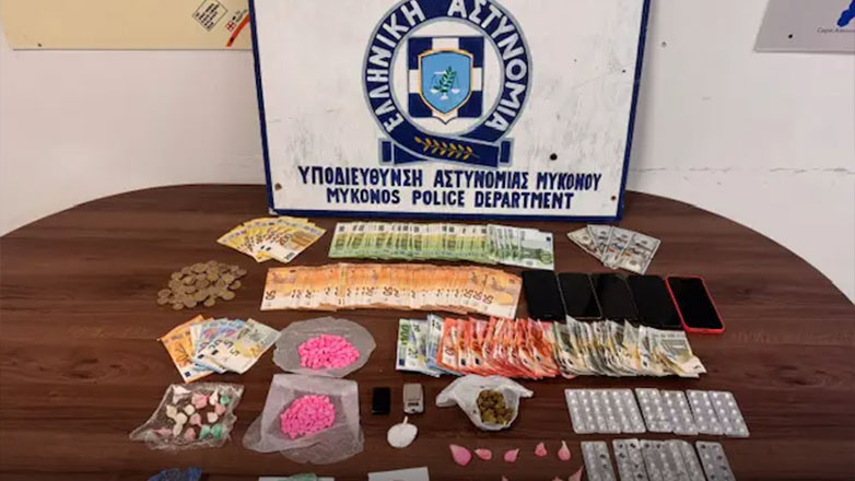 Συλλήψεις στη Μύκονο για δύο υποθέσεις διακίνησης ναρκωτικών