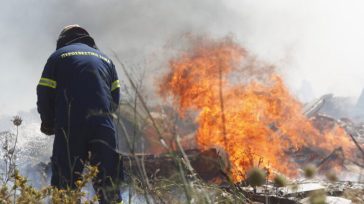 Πυρκαγιά σε αγροτοδασική έκταση στον Πυργετό Λάρισας