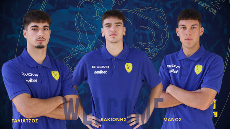 Παναιτωλικός: Έγιναν επαγγελματίες Γαλιάτσος, Κακιώνης και Μάνος