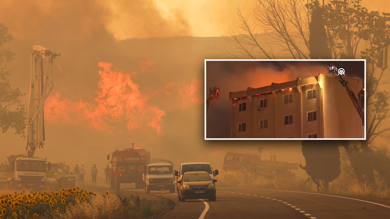 Καταστροφές σε 43 κτήρια από τη φωτιά στη Σμύρνη