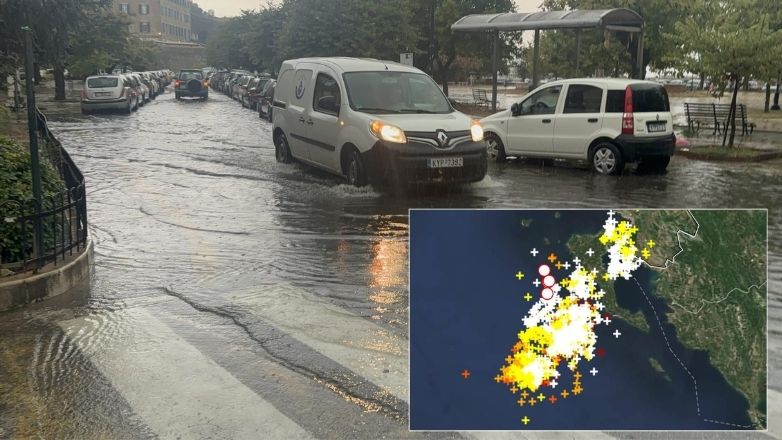 «Κόκκινος συναγερμός» για την κακοκαιρία στην Κέρκυρα