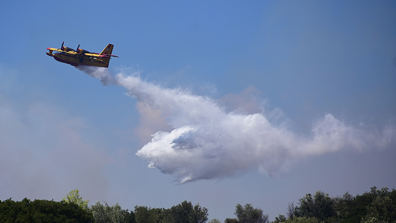 Φωτιά στον Νερόμυλο Μεσσηνίας