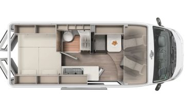Σε όλα τα Camper Van είναι εντυπωσιακή η αξιοποίηση του εσωτερικού χώρου