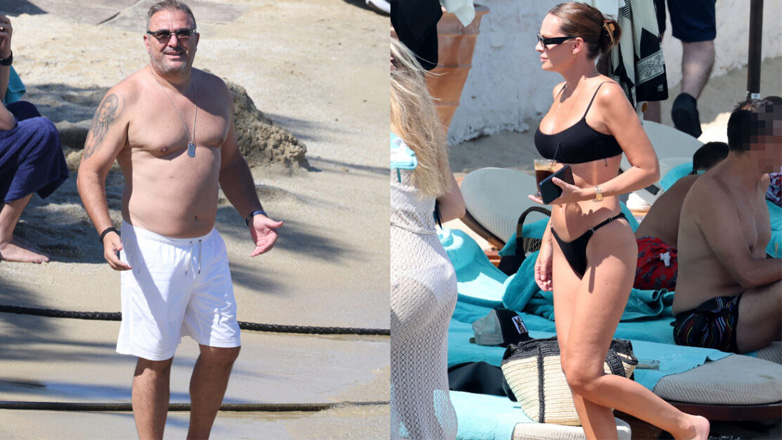 Αντώνης Ρέμος – Υβόννη Μπόσνιακ: Απολαμβάνουν τις καλοκαιρινές τους διακοπές στη Μύκονο – Οι βουτιές τους στην Ψαρρού