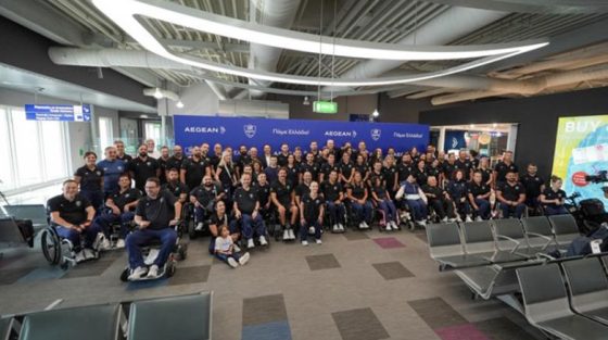 H AEGEAN είναι ο αποκλειστικός χορηγός αερομεταφορών της ελληνικής αποστολής στους φετινούς Παραολυμπιακούς Αγώνες