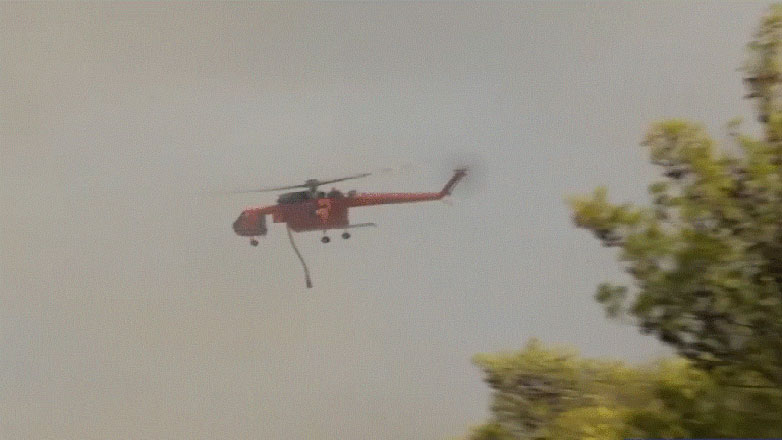 Καβάλα: Φωτιά στο Αυγό Παγγαίου