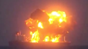 Βίντεο από την επίθεση των Χούθι στο ελληνόκτητο πλοίο Sounion