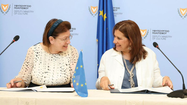Υπογράφηκε η πρώτη Συμφωνία Πολιτιστικής Συνεργασίας μεταξύ Ελλάδας και Κύπρου