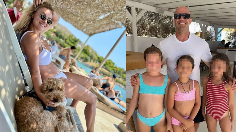 Δέσποινα Καμπούρη: Οι κόρες της φωτογραφήθηκαν αγκαλιά με τον Jason Statham και τη Rosie Huntington-Whiteley στην Αντίπαρο