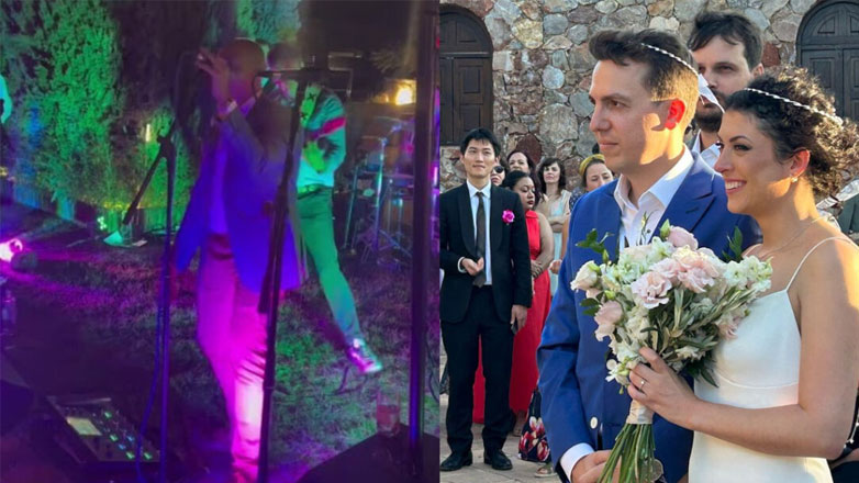 Κωνσταντίνος Μπογδάνος: Πήρε το μικρόφωνο και τραγούδησε στο γάμο του αδελφού του