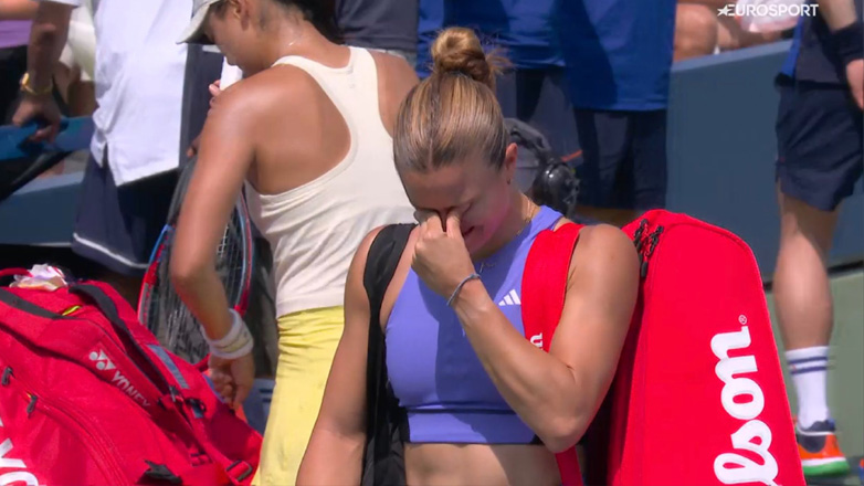 H Σάκκαρη αποσύρθηκε κλαίγοντας από το US Open λόγω τραυματισμού