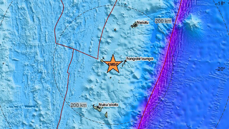 Σεισμός 6,9 Ρίχτερ στην Τόνγκα