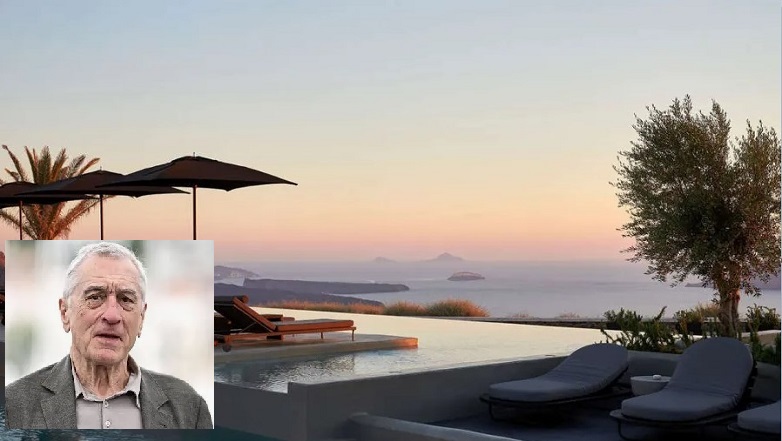 Υπερπολυτελές ξενοδοχείο στη Σαντορίνη άνοιξε ο Ρόμπερτ Ντε Νίρο